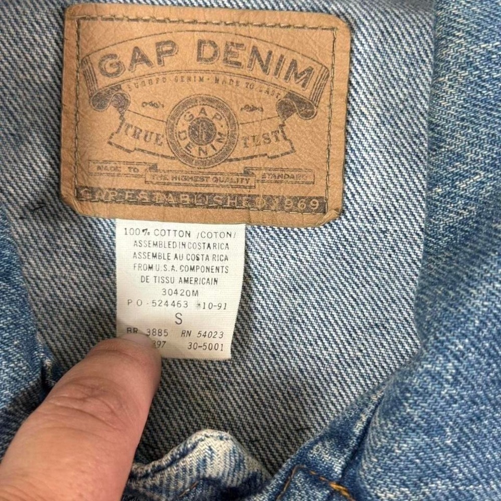 Gap denim Harley Davidson patches and pins - Picture 6 of 7